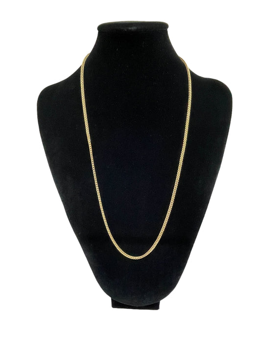 10K Yellow Gold Franco Chain (24 Inches)