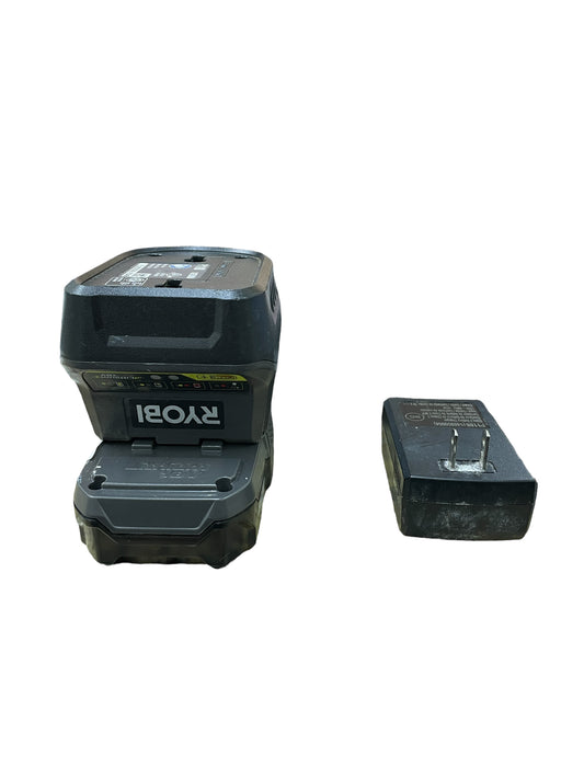 Ryobi P118B 18V Battery Charger and Battery
