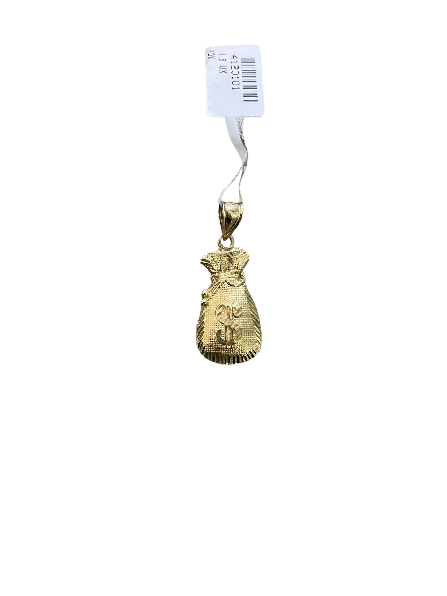 10K Yellow Gold Money Bag Charm (2.5 Grams)