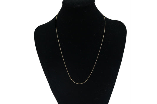 14k Yellow Gold Fancy Twisted Chain (20 Inches)