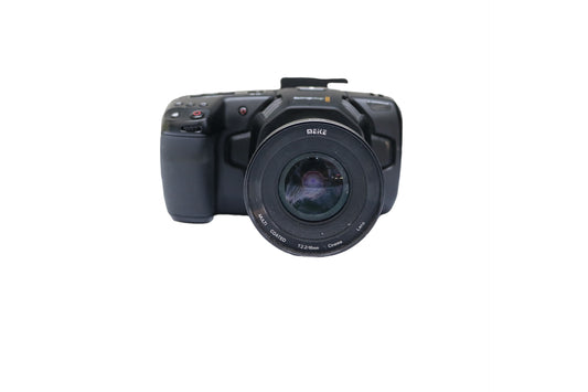 Blackmagic 4K Pocket Cinema Camera with Meike T2.2/ 16mm Lens