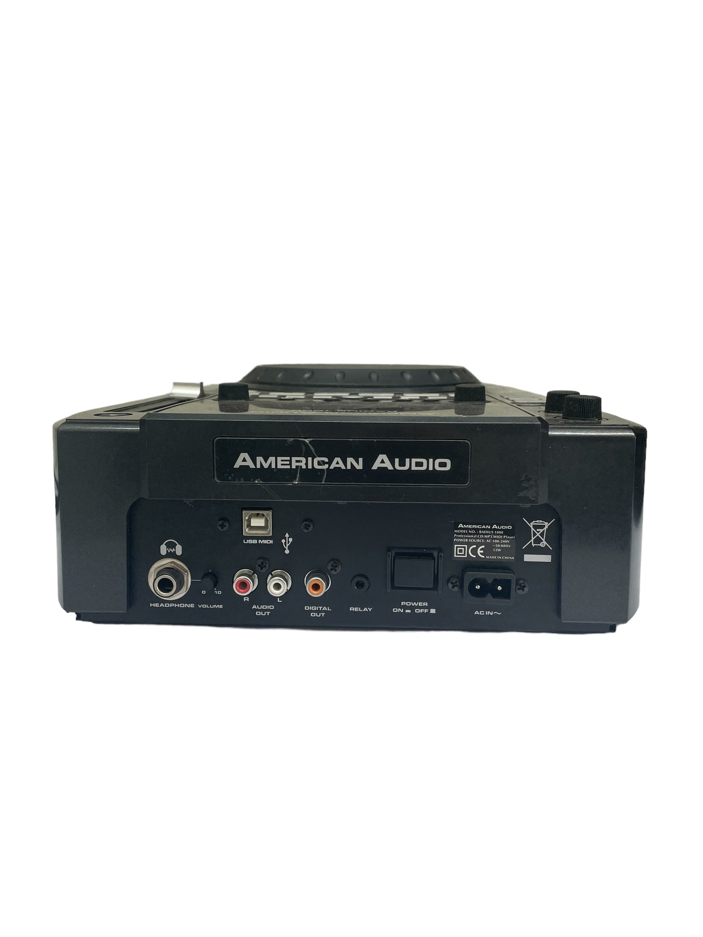 American Audio Radius 1000 MIDI Turntable (Local pick-up only)