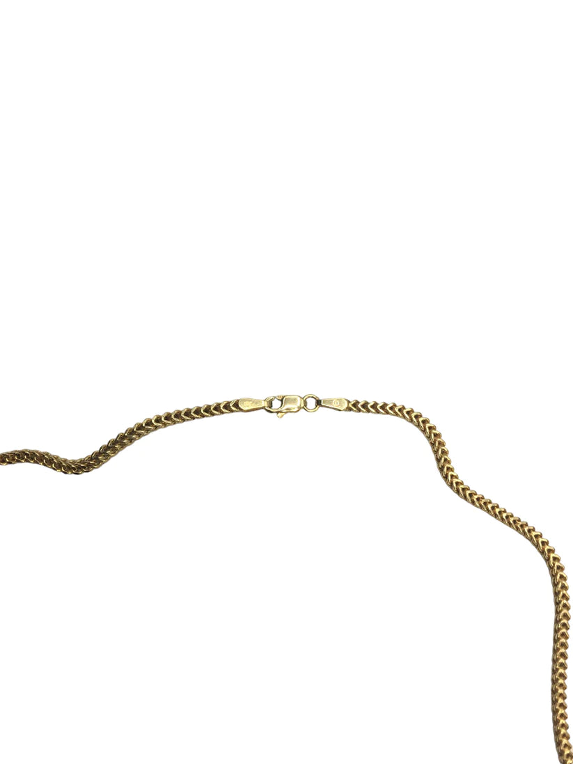 10K Yellow Gold Franco Style Chain (24 Inches)