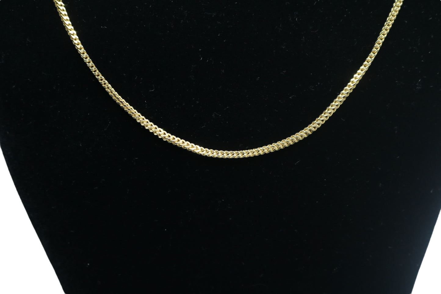 10K Yellow Gold Franco Chain (21 Inches)