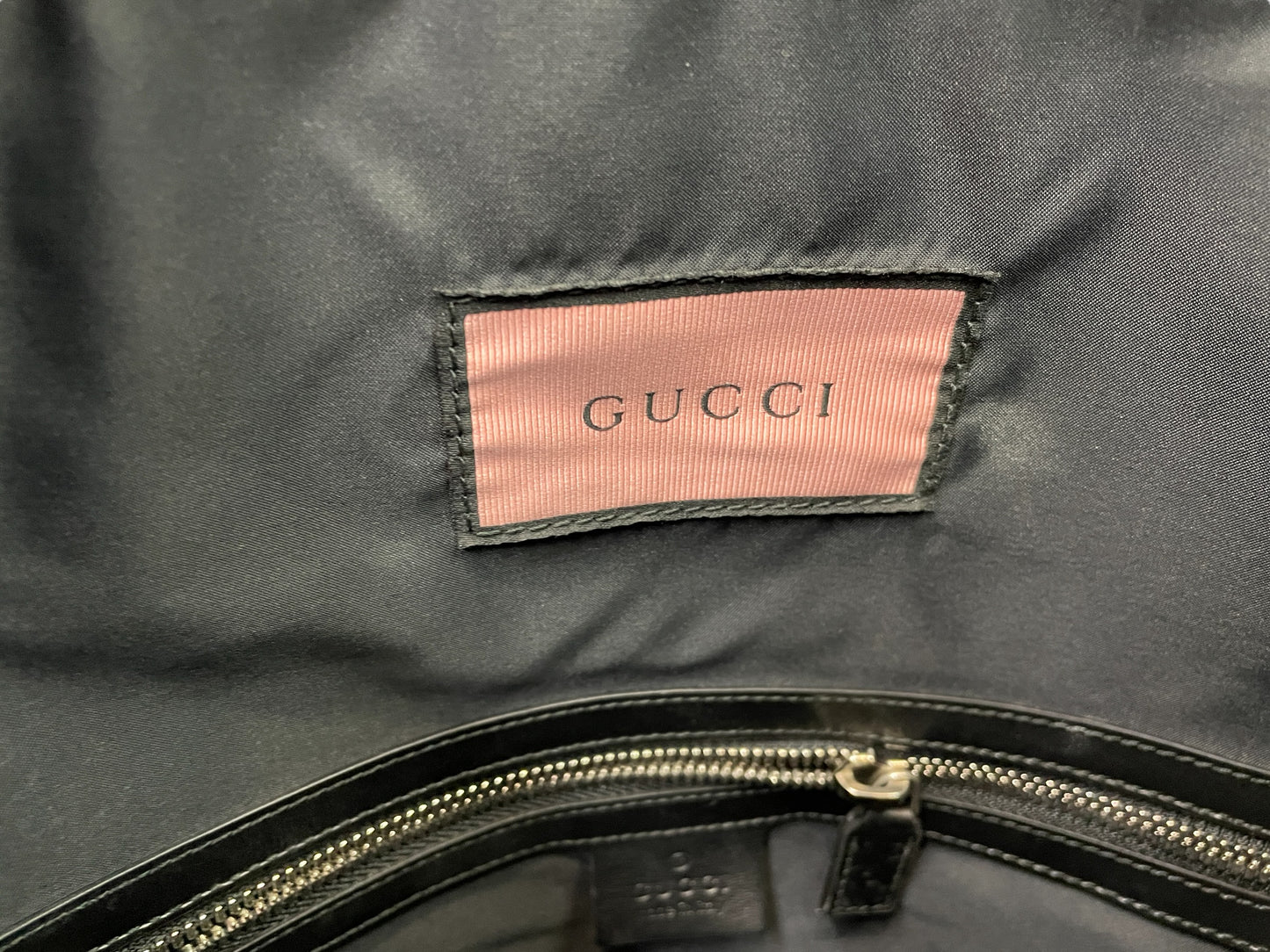 Gucci Ghost Drawstring Black Backpack (LOCAL PICK-UP ONLY)