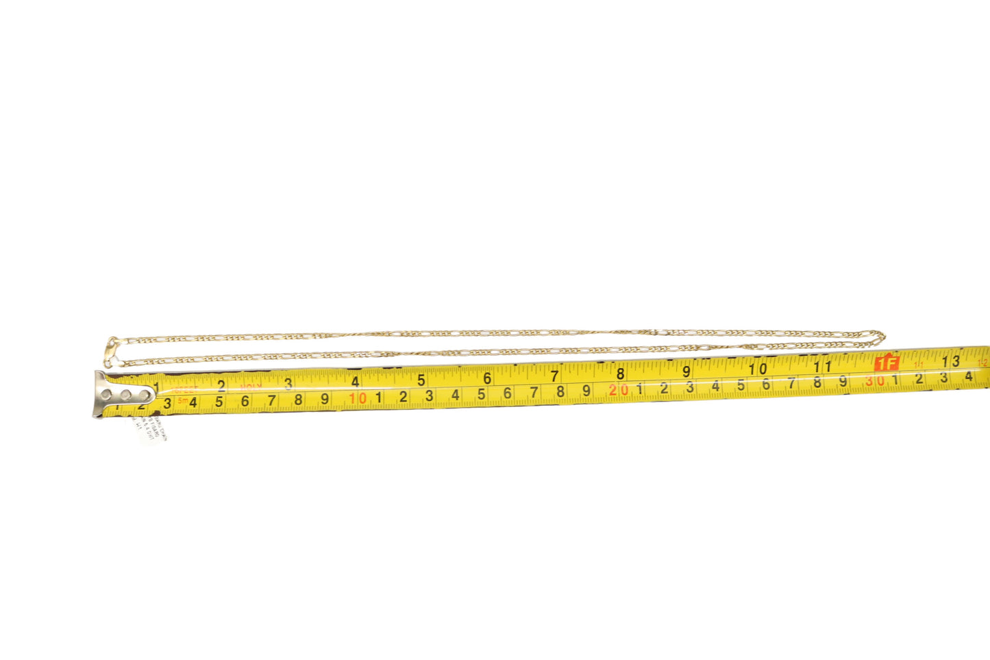 14K Yellow Gold Figaro Chain (24 inches)
