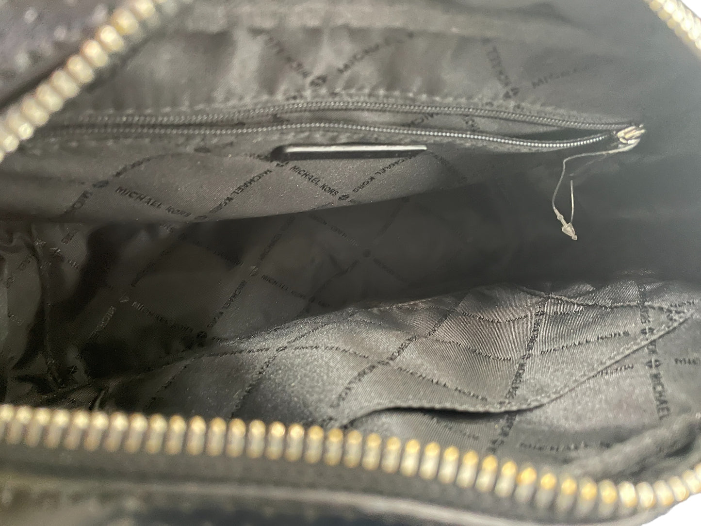 Michael Kors Perforated Black Crossbody Bag