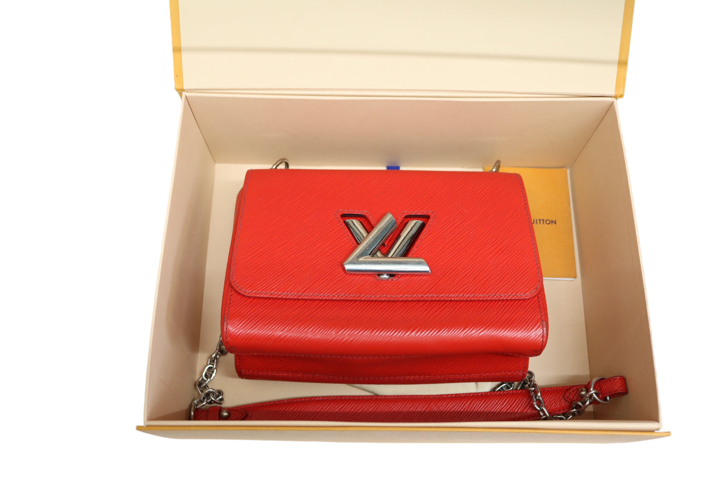 Louis Vuitton, Bags, Authentic Louis Vuitton Twist Epi Red Wallet
