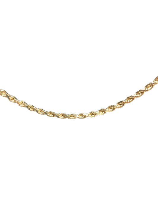Pre-owned 10K Yellow Gold Rope Style Chain (29 Inches)