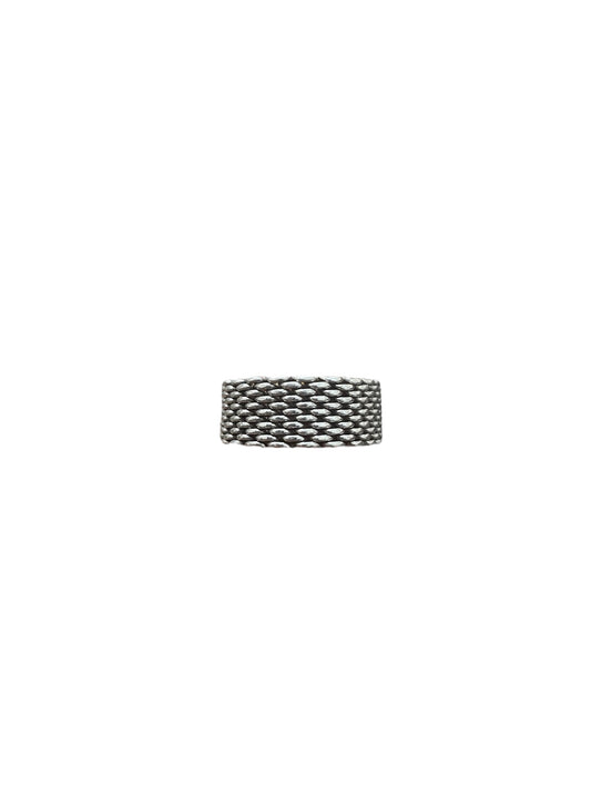 Tiffany & Co. Sterling Silver Somerset Mesh Ring (Size 9 & 1/2)