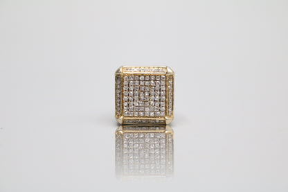 10K Yellow Gold Single Diamond Stud Earring (3.3 Grams)