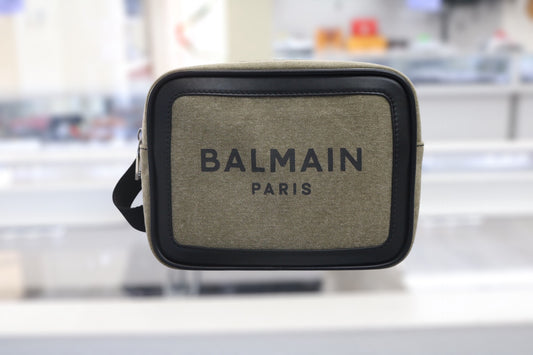 Balmain Paris Olive Waist Body Bag