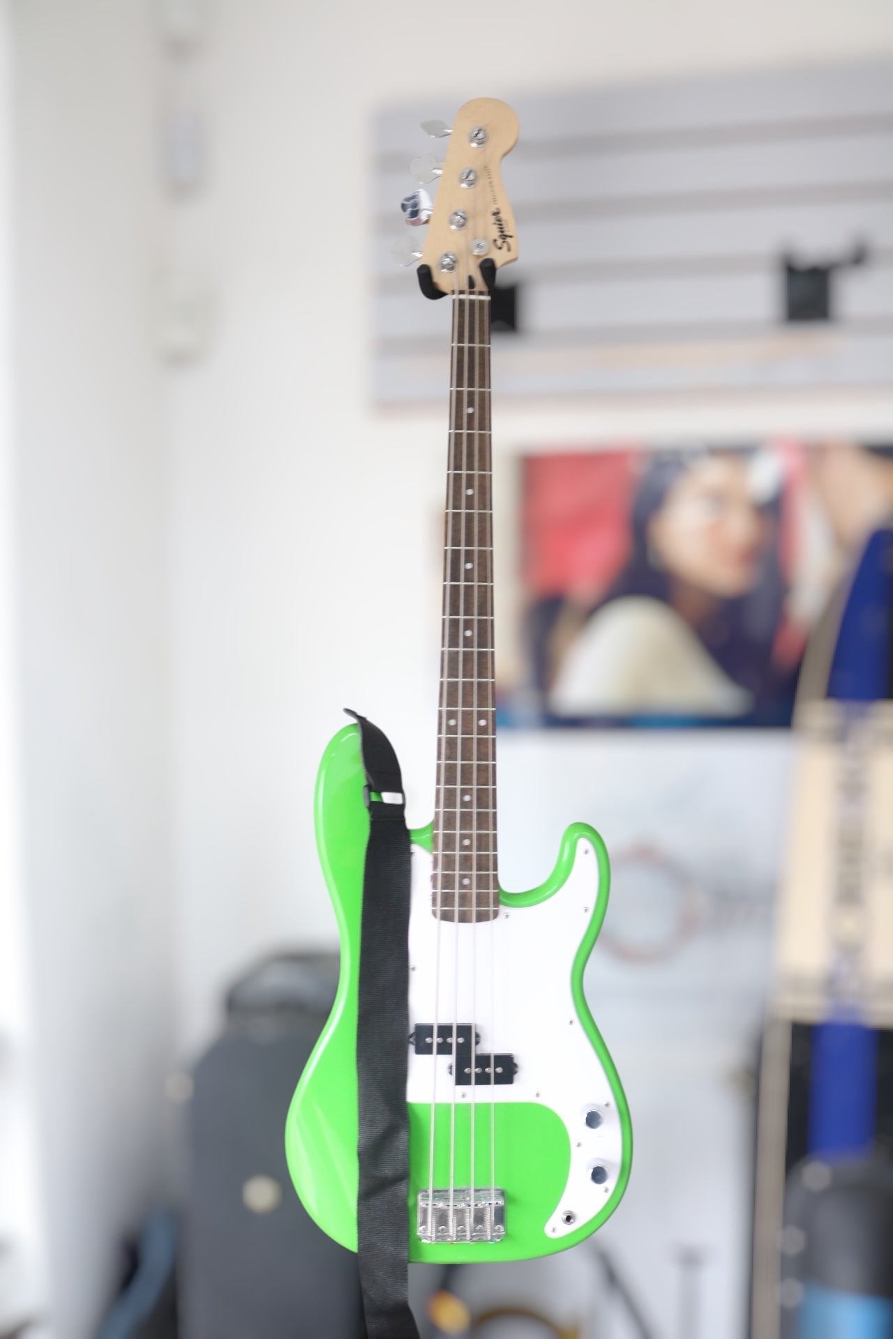 Squier Precision Bass Lime Green 4-String (Local Purchase Only)