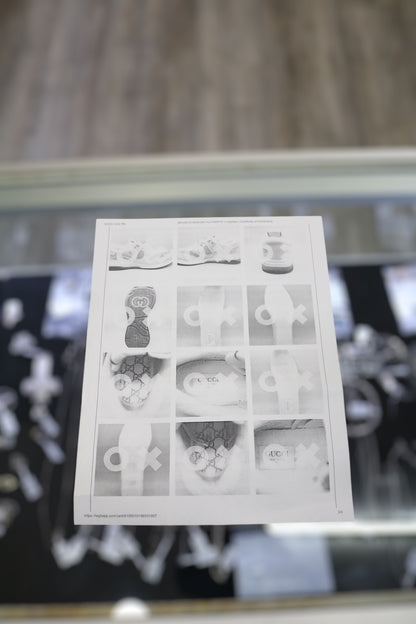 Gucci Ultrapace "Silver" 599058 HW910 8161 US Size 9