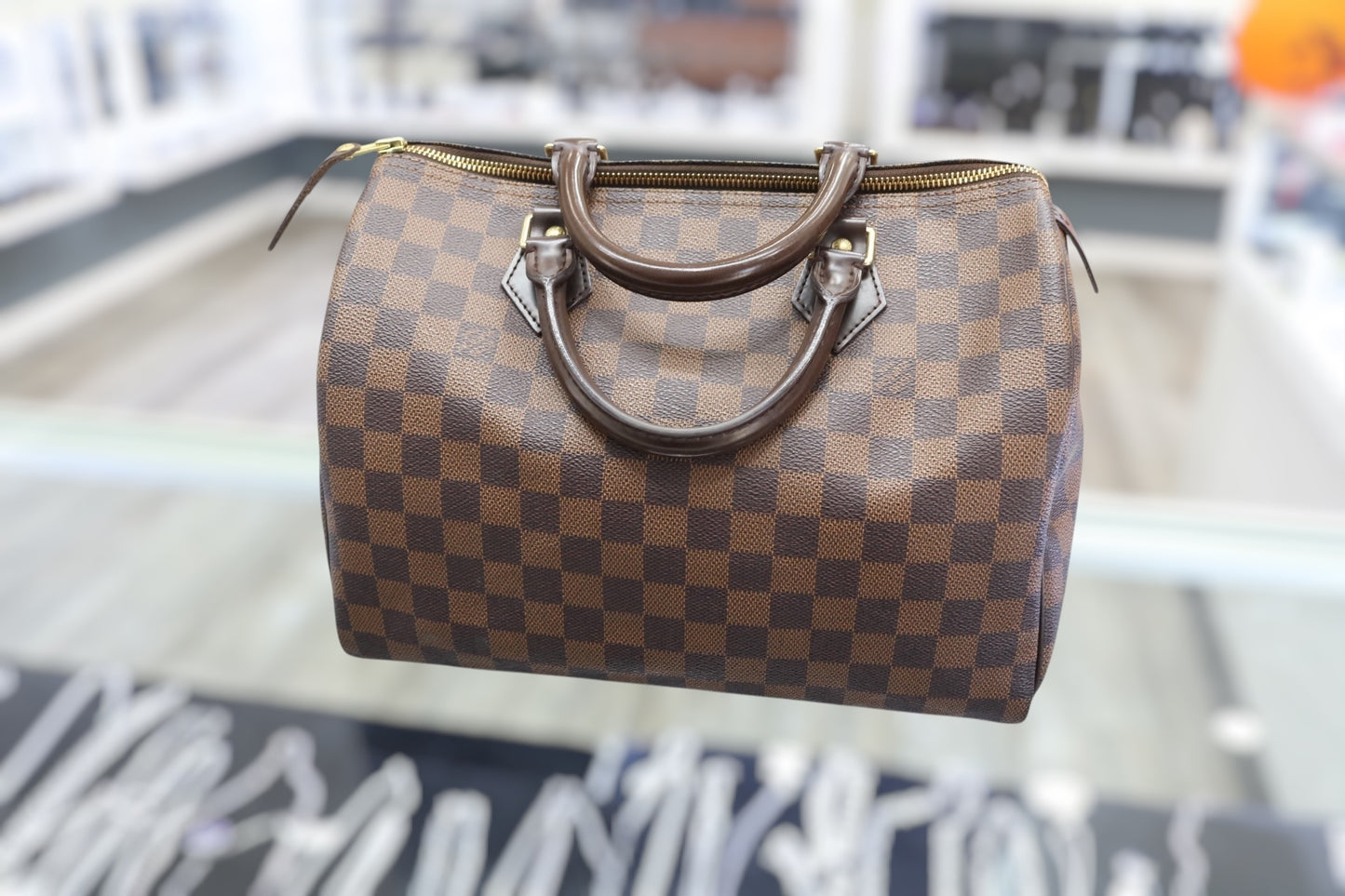 Louis Vuitton Damier Ebene Speedy 25 Bag