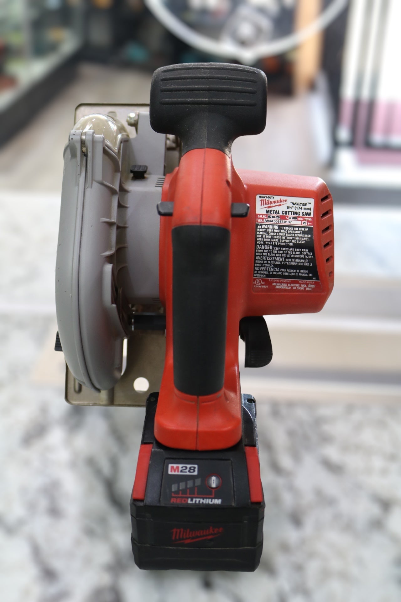 Milwaukee 0740-22 M28 28V Metal Cutting Saw (Local Purchase Only)