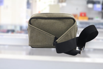Balmain Paris Olive Waist Body Bag