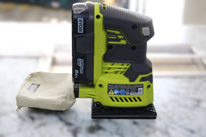 Ryobi P440 Sheet Palm Sander with Ryobi P190 One+ 18V Battery
