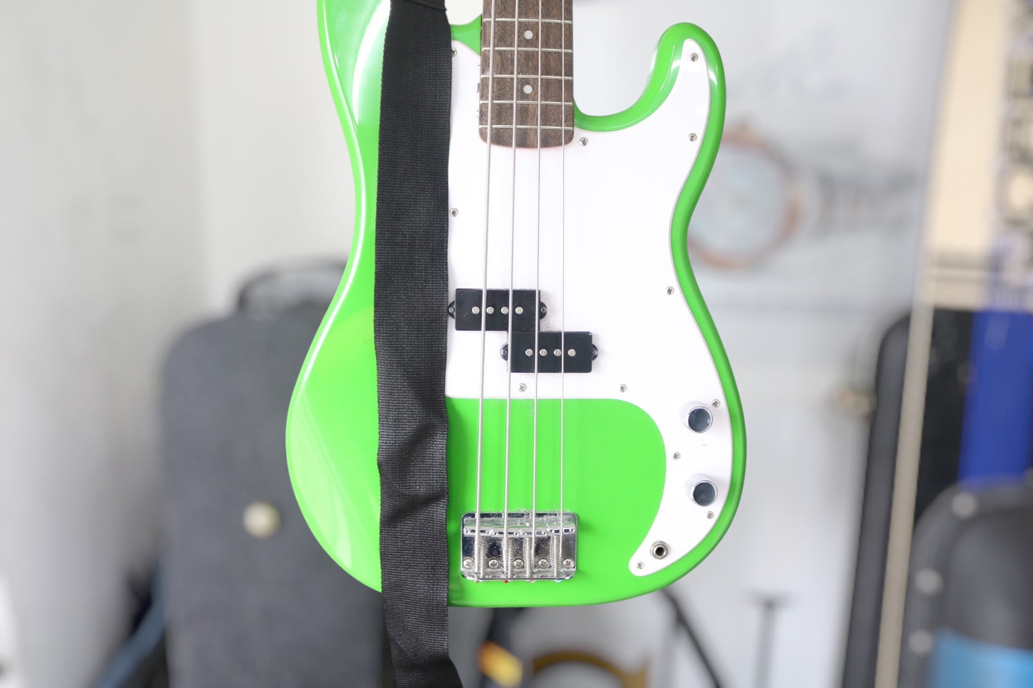 Squier Precision Bass Lime Green 4-String (Local Purchase Only)