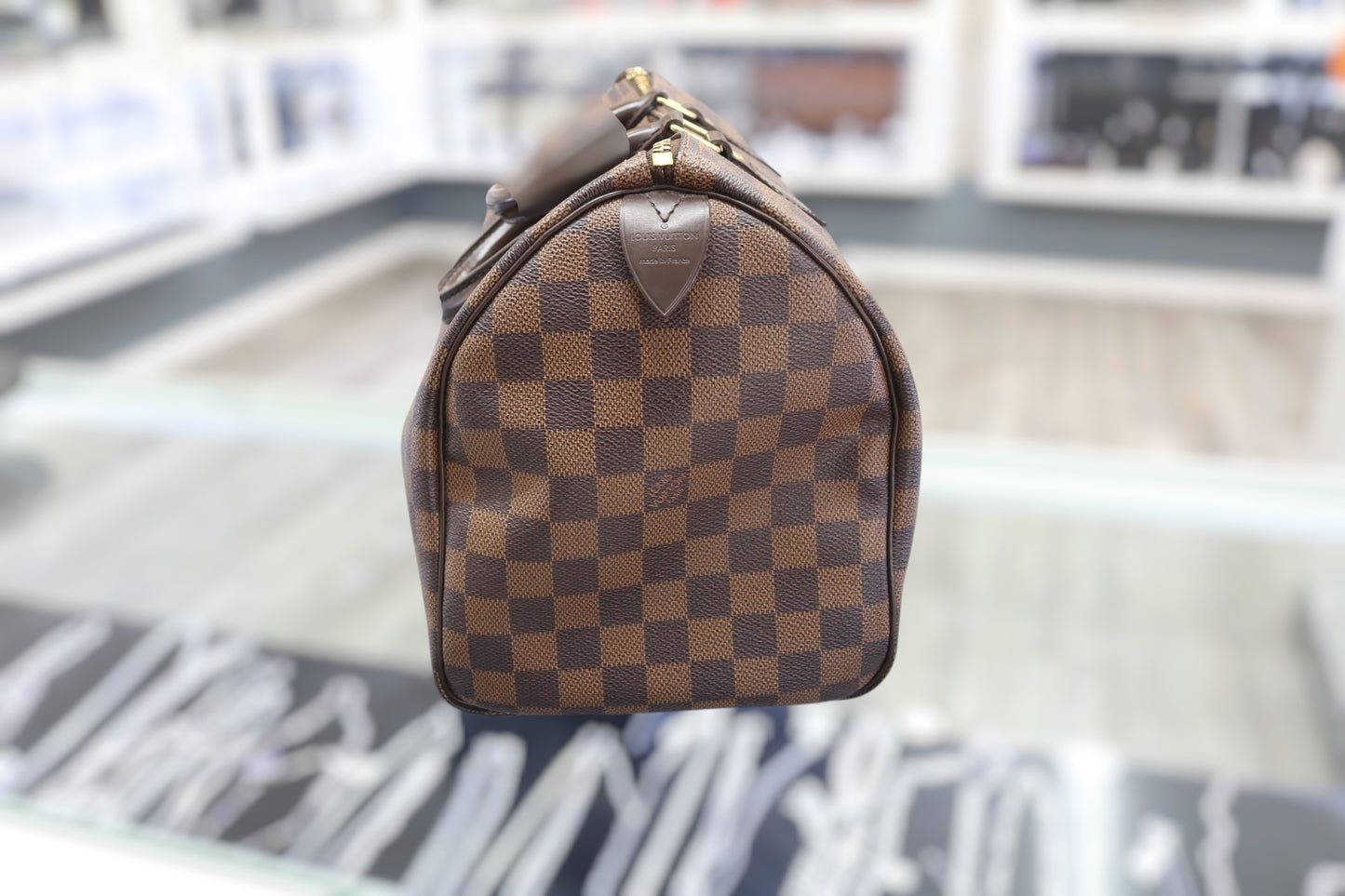 Louis Vuitton Damier Ebene Speedy 25 Bag