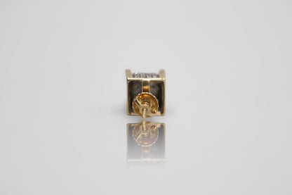 10K Yellow Gold Stud Diamond Single Earring (1.8 Grams)