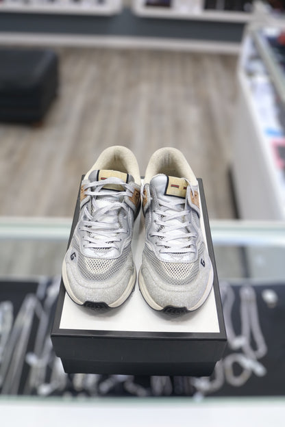 Gucci Ultrapace "Silver" 599058 HW910 8161 US Size 9