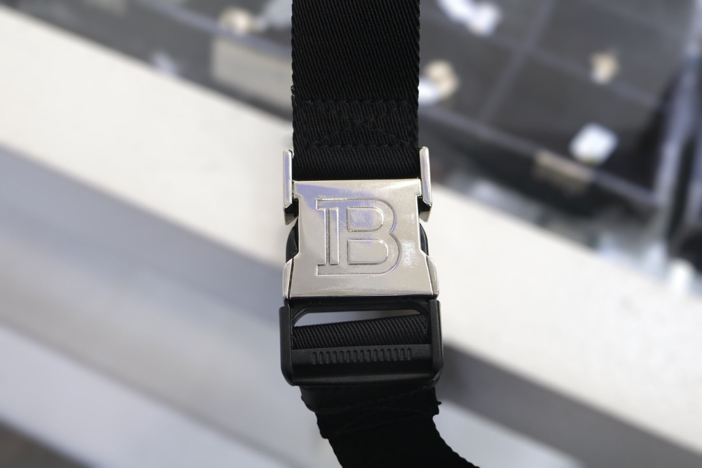 Balmain Paris Olive Waist Body Bag