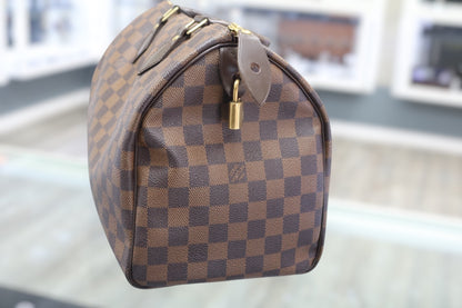 Louis Vuitton Damier Ebene Speedy 25 Bag