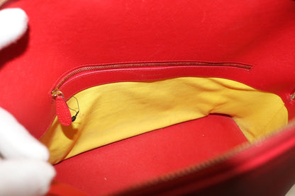 Balenciaga Red Ville Top Handle Crossbody Bag (Please Read)