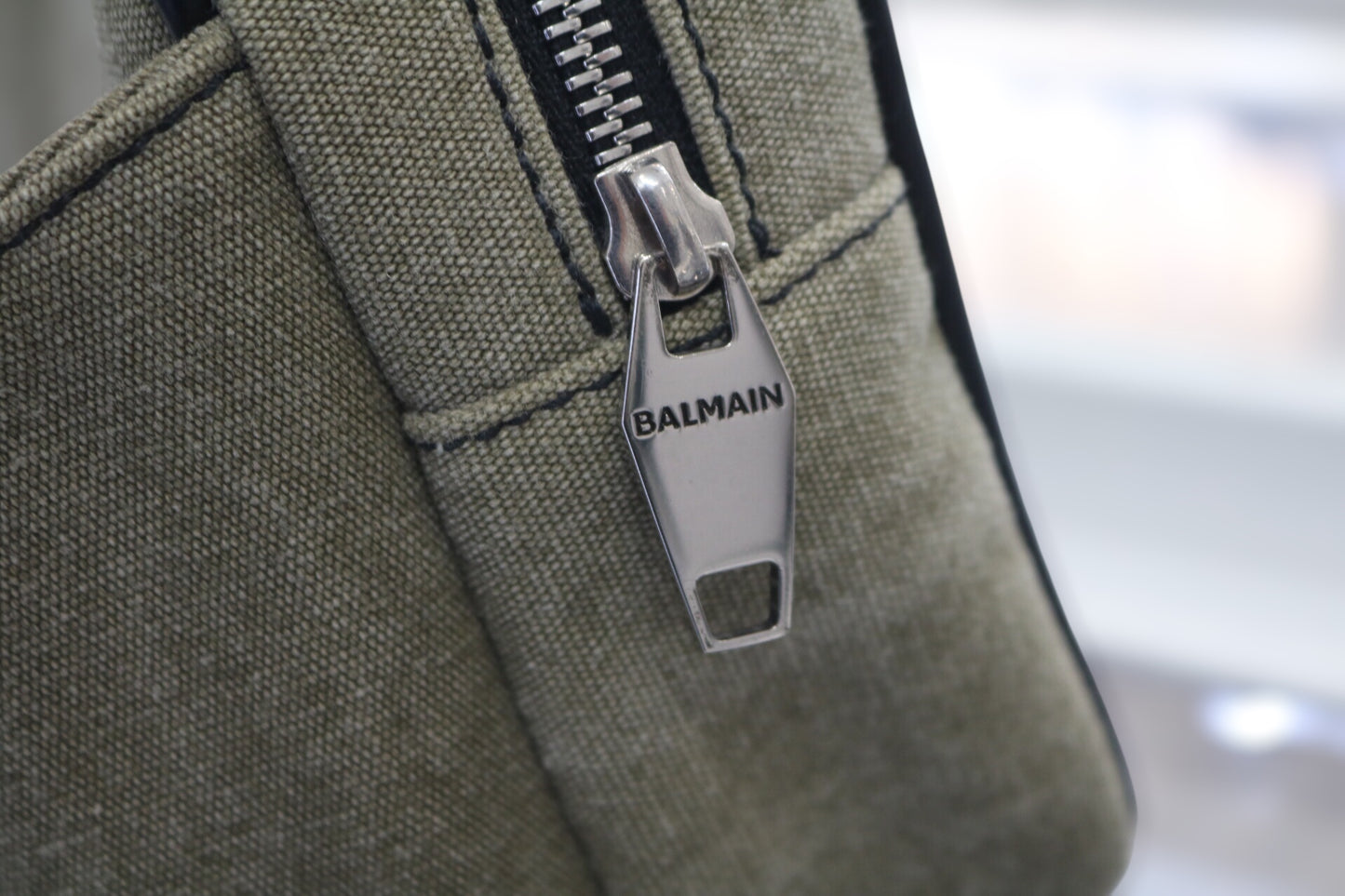 Balmain Paris Olive Waist Body Bag