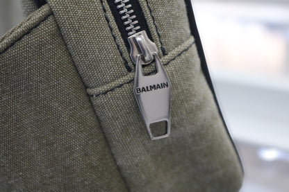 Balmain Paris Olive Waist Body Bag