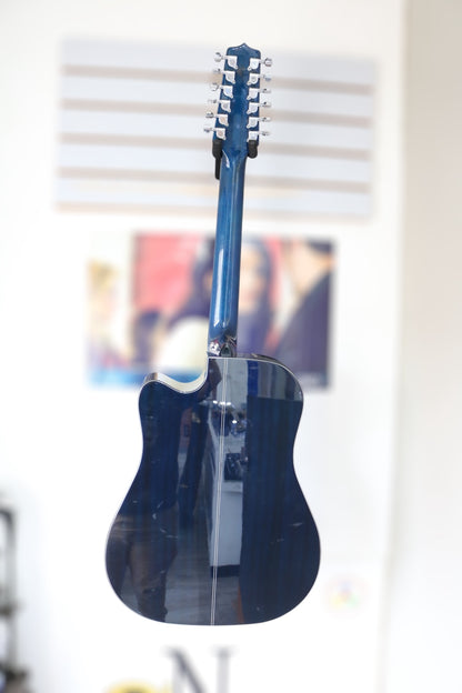 Takamine GD-30CE Blue 12-String Acoustic-Electric Guitar