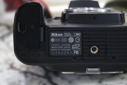 Nikon D90 Camera Body with an Aftermarket Charger