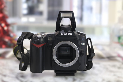 Nikon D90 Camera Body with an Aftermarket Charger