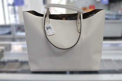 Coach Signature Interior Town Tote Chalk White Khaki Bag