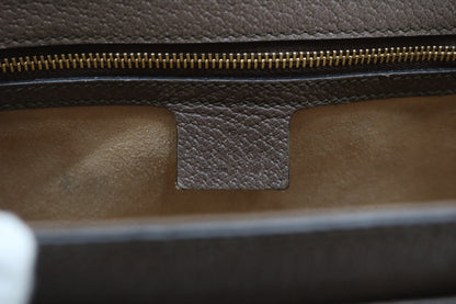GG Supreme Monogram Web Small Ophidia Flap Messenger Bag