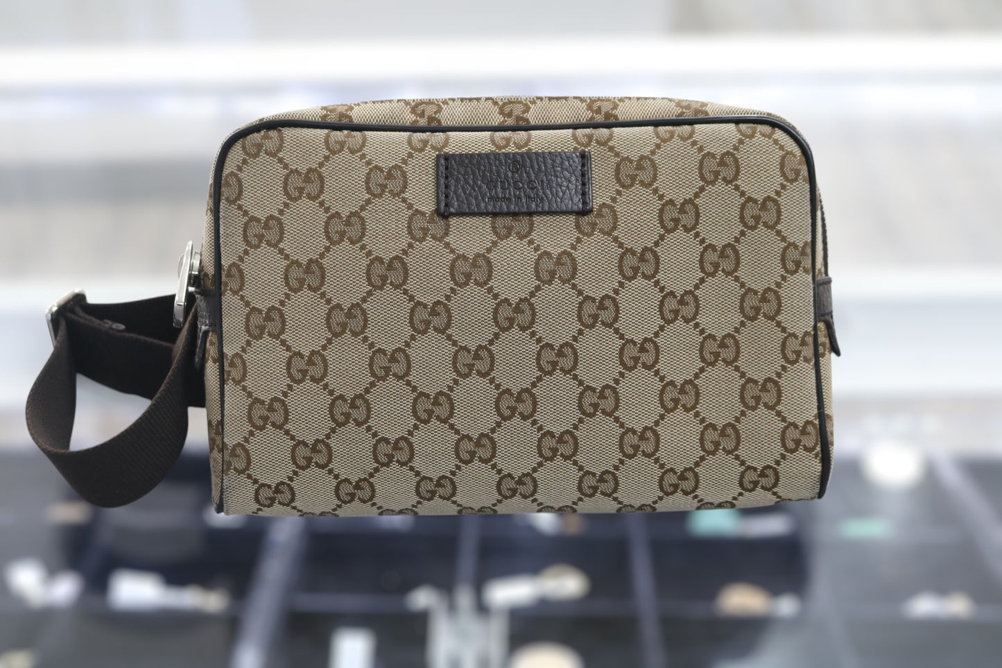 Gucci 449174 Monogram Belt Bag Supreme GG Canvas