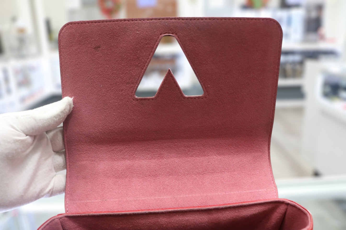 Louis-Vuitton Twist Handbag Red Epi Leather MM (Local Pick-Up Only)
