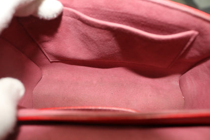 Louis-Vuitton Twist Handbag Red Epi Leather MM (Local Pick-Up Only)