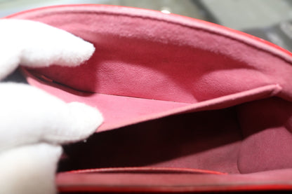 Louis-Vuitton Twist Handbag Red Epi Leather MM (Local Pick-Up Only)