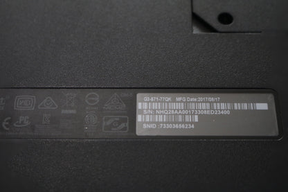 2017 Acer Predator Helios 300 Series Model N17C1 15 Inch Laptop Bad Battery (please read)