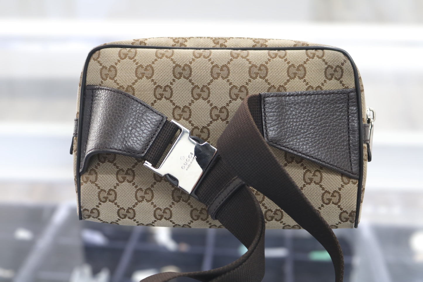 Gucci 449174 Monogram Belt Bag Supreme GG Canvas