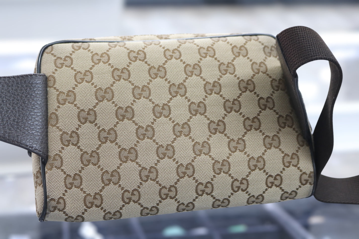 Gucci 449174 Monogram Belt Bag Supreme GG Canvas