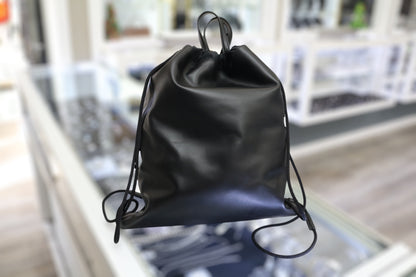 Gucci Ghost Drawstring Backpack Leather "Real" Design