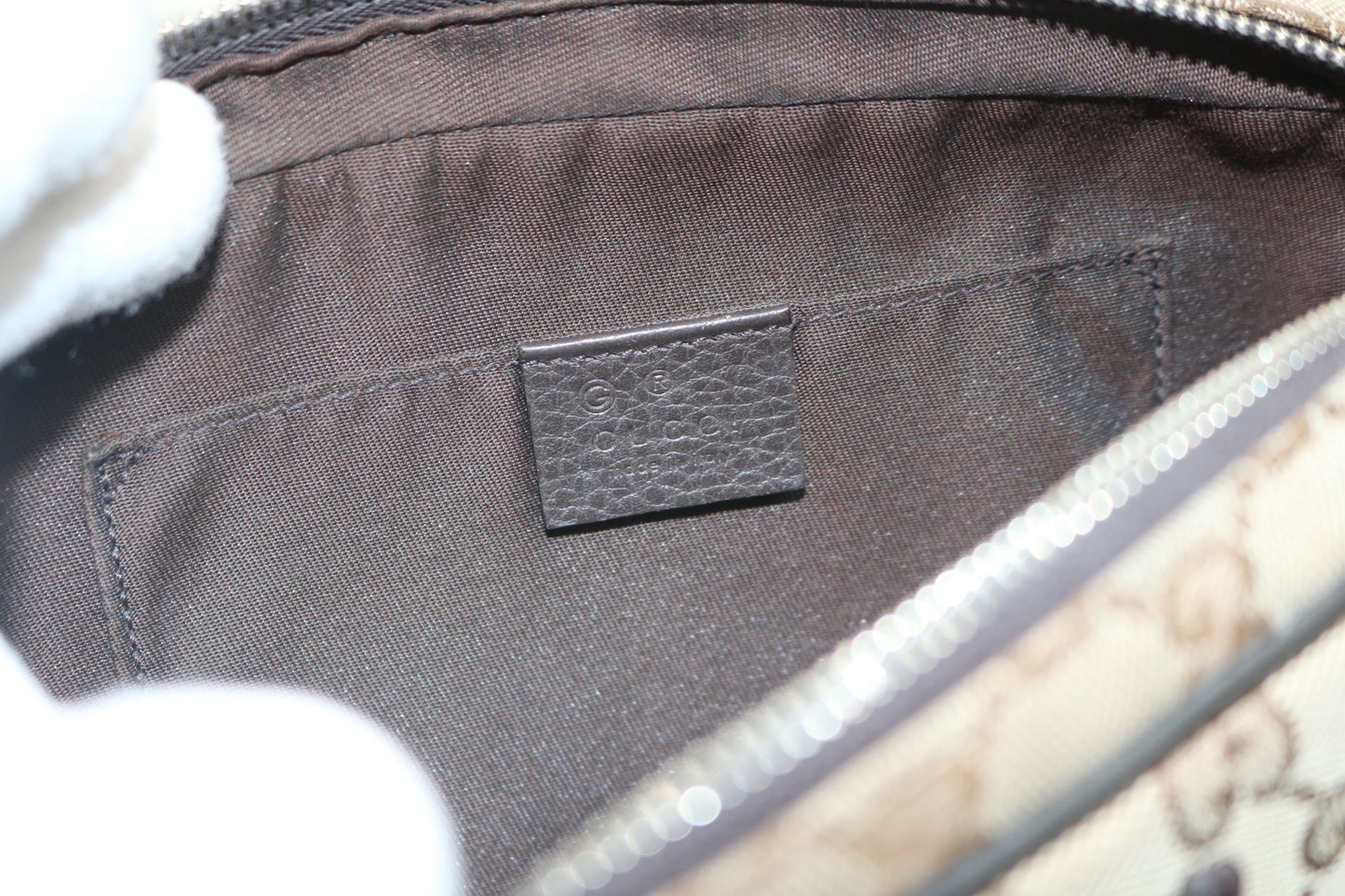 Gucci 449174 Monogram Belt Bag Supreme GG Canvas
