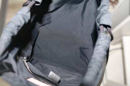 Gucci Ghost Drawstring Backpack Leather "Real" Design