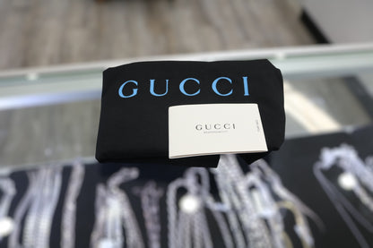 Gucci Ghost Drawstring Backpack Leather "Real" Design