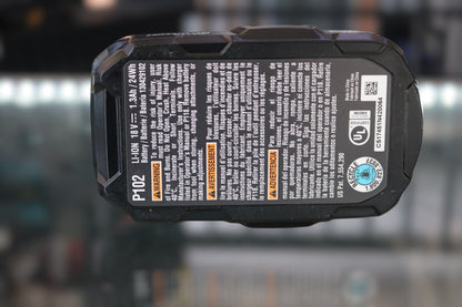 Ryobi P118B 18V Battery Charger and P102 18V Battery