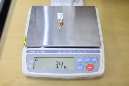 14K Two Tone Gold Rose Pendant