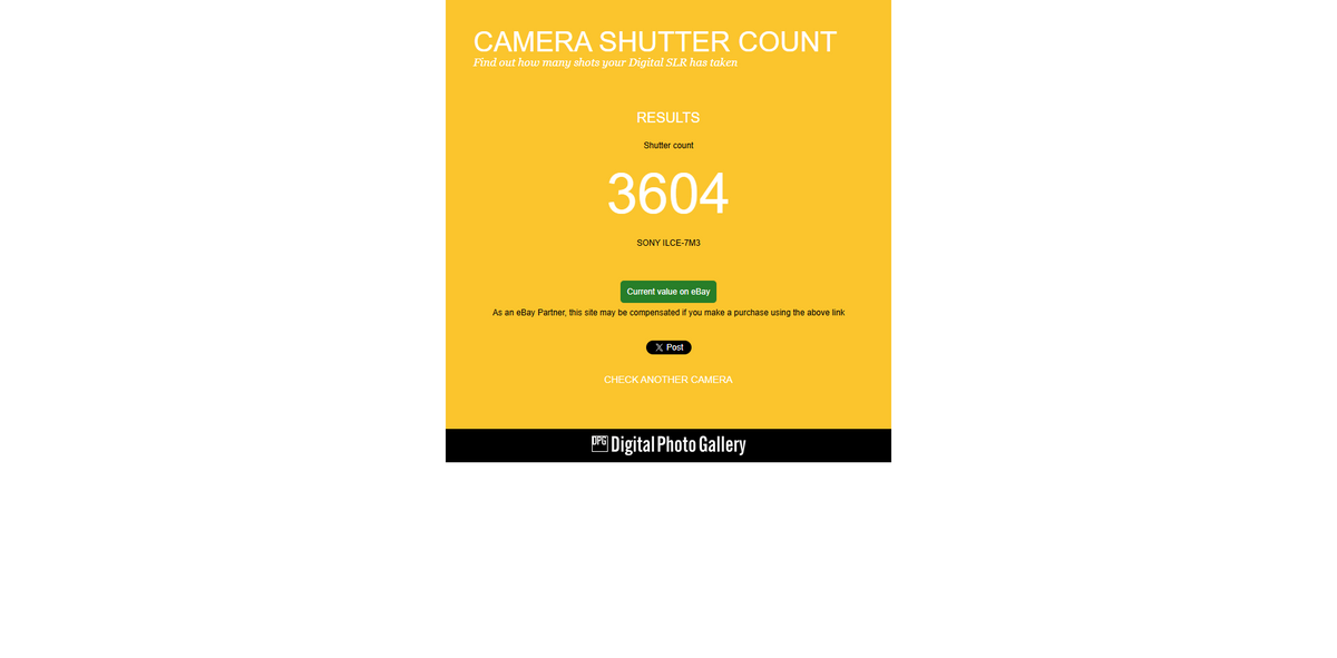 HOT SALE | Sony Alpha a7 III Camera, 3,604 Shutter Count - Pre-Owned